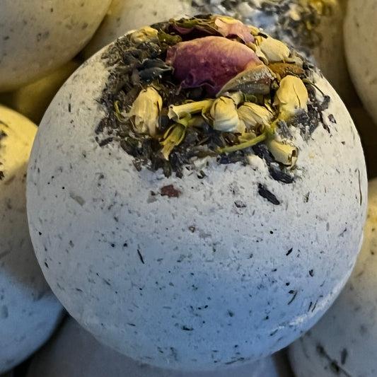 Lavender Blossom Herbal Bath Bomb